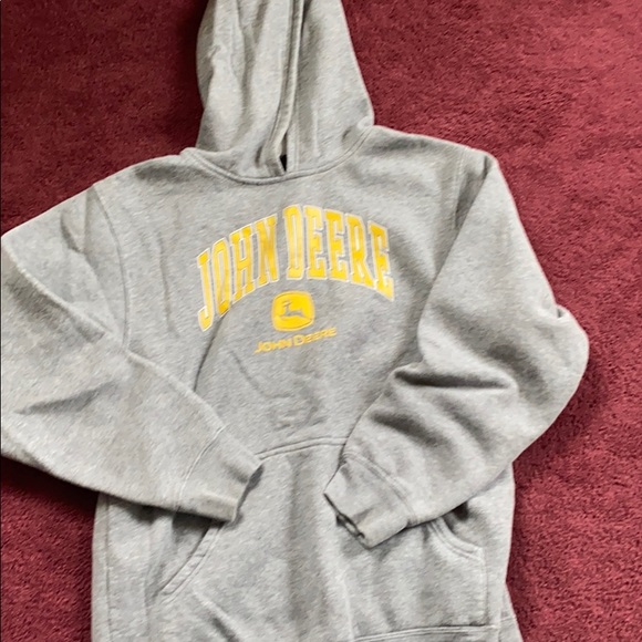 grey john deere hoodie
